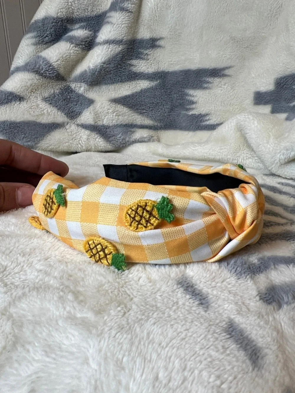 🍍Pineapple top knot headband🍍